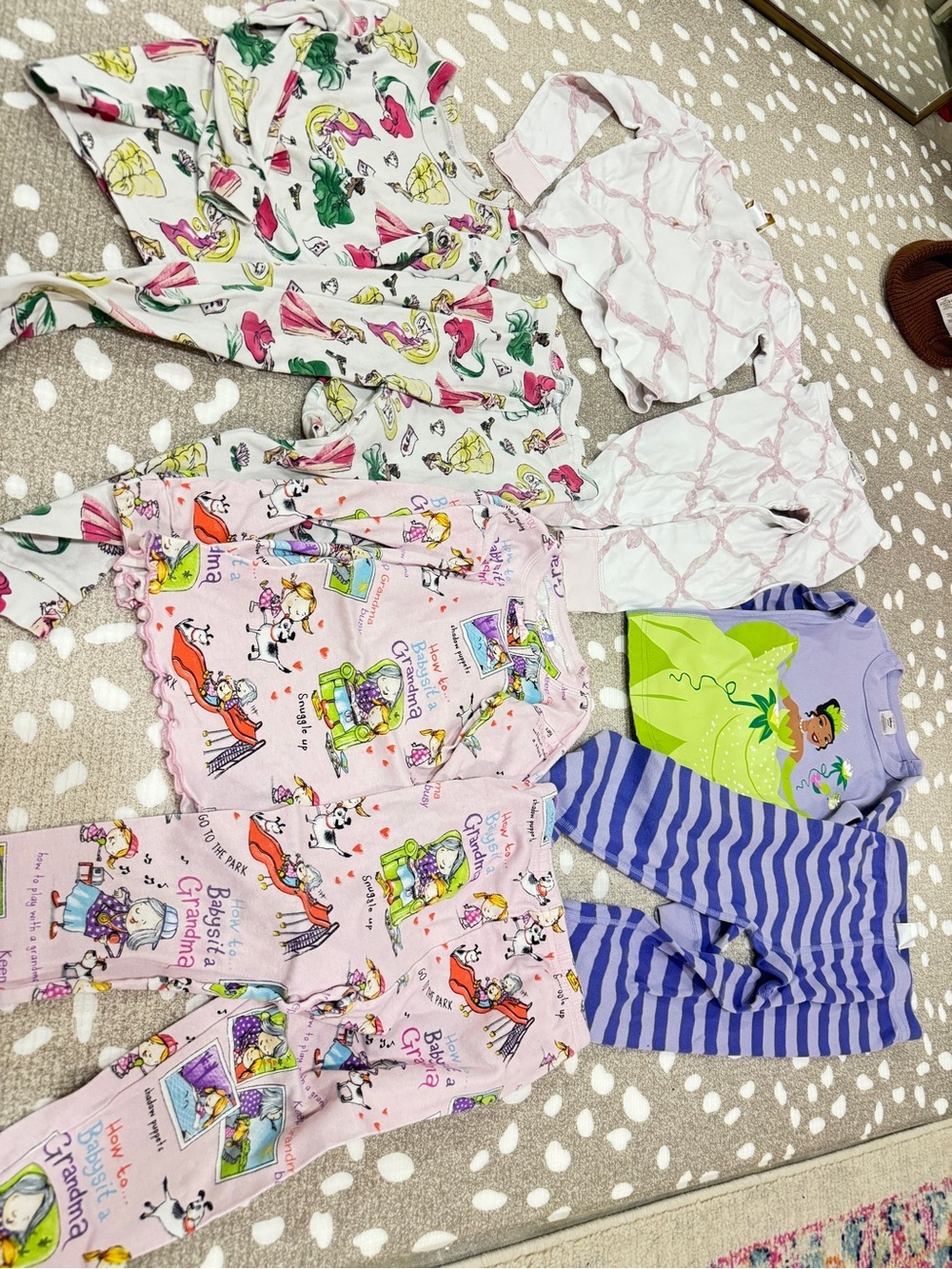 Lot of 22 Bamboo Pajamas Pima TBBC set shorts long sleeve toddler girl tee bows - Picture 4 of 16